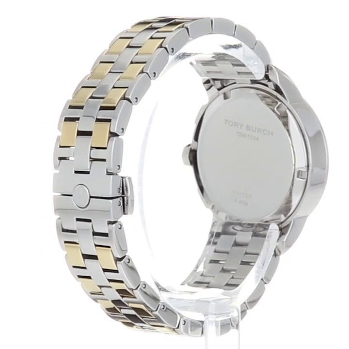 Tory Burch Ladies Chronograph Two Tone