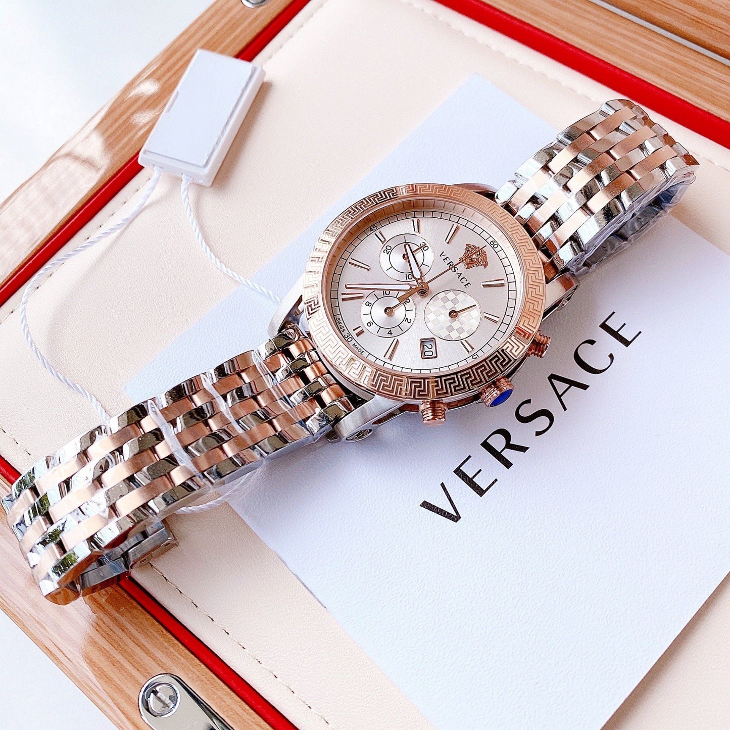 Versace VELT00319 Sport Tech Chronograph Quartz Silver Dial