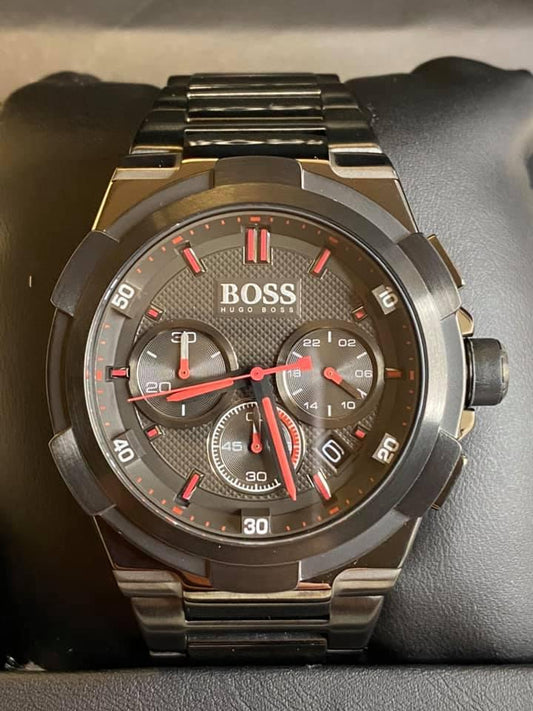 Hugo Boss Men's Supernova Gun Metal Edition Chronograph Watch