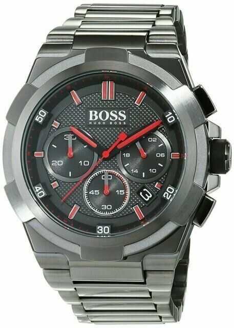 Hugo Boss Men's Supernova Gun Metal Edition Chronograph Watch