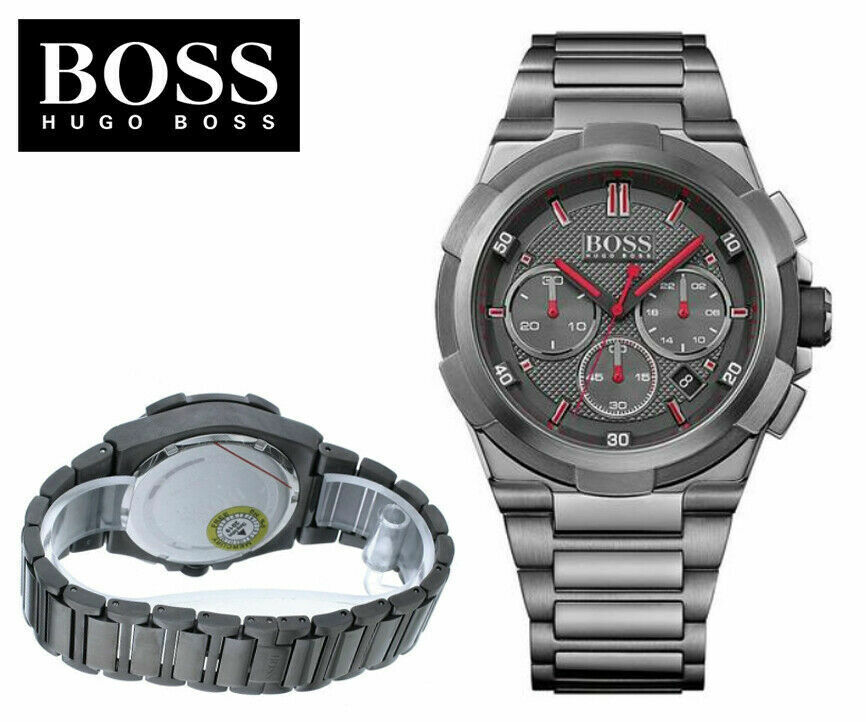 Hugo Boss Men's Supernova Gun Metal Edition Chronograph Watch
