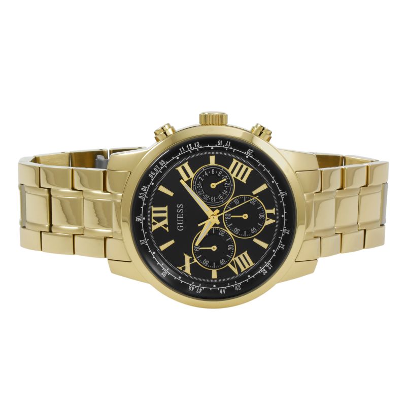 GUESS HORIZON MENS GOLD WATCH